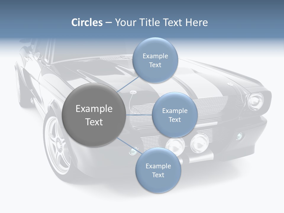 Car Transport Wheel PowerPoint Template