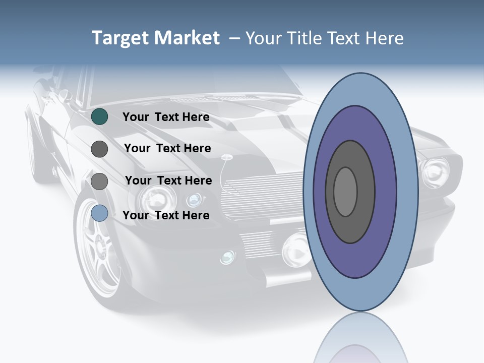 Car Transport Wheel PowerPoint Template