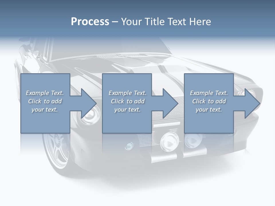 Car Transport Wheel PowerPoint Template