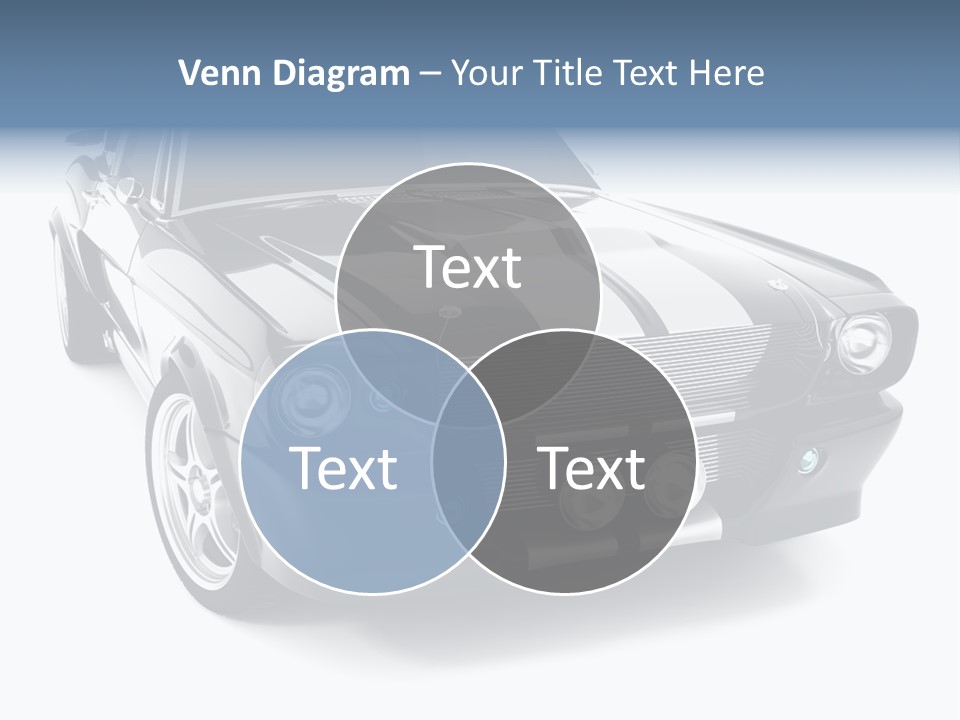Car Transport Wheel PowerPoint Template