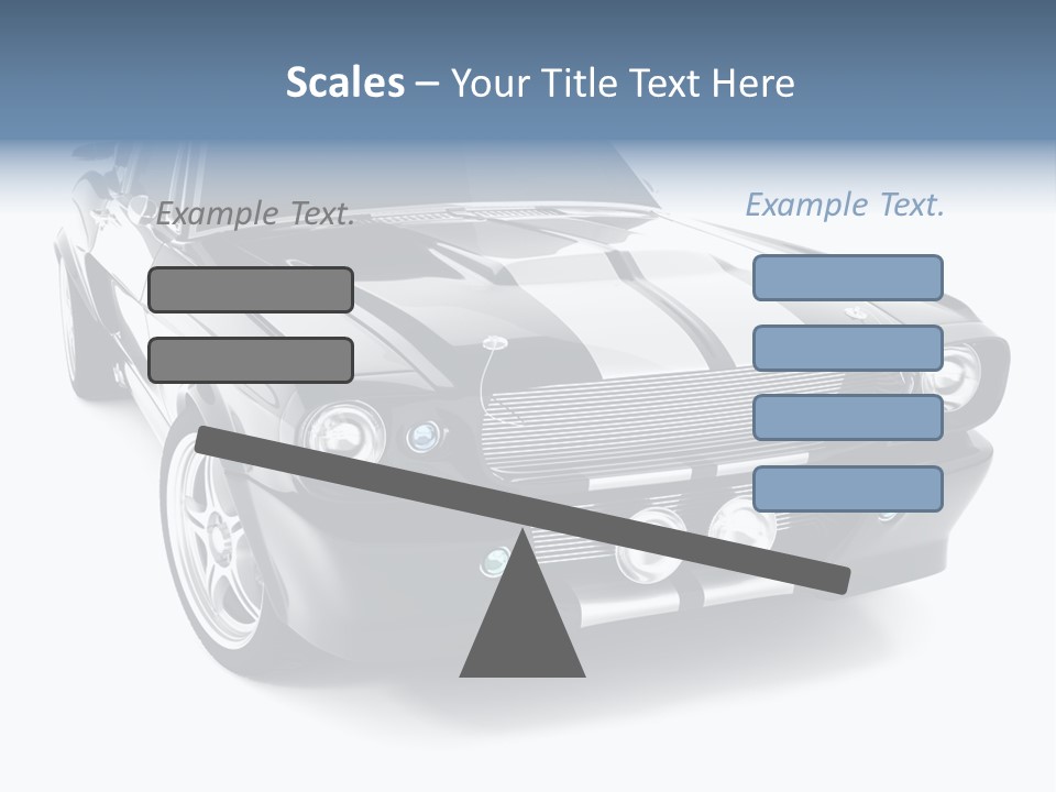 Car Transport Wheel PowerPoint Template