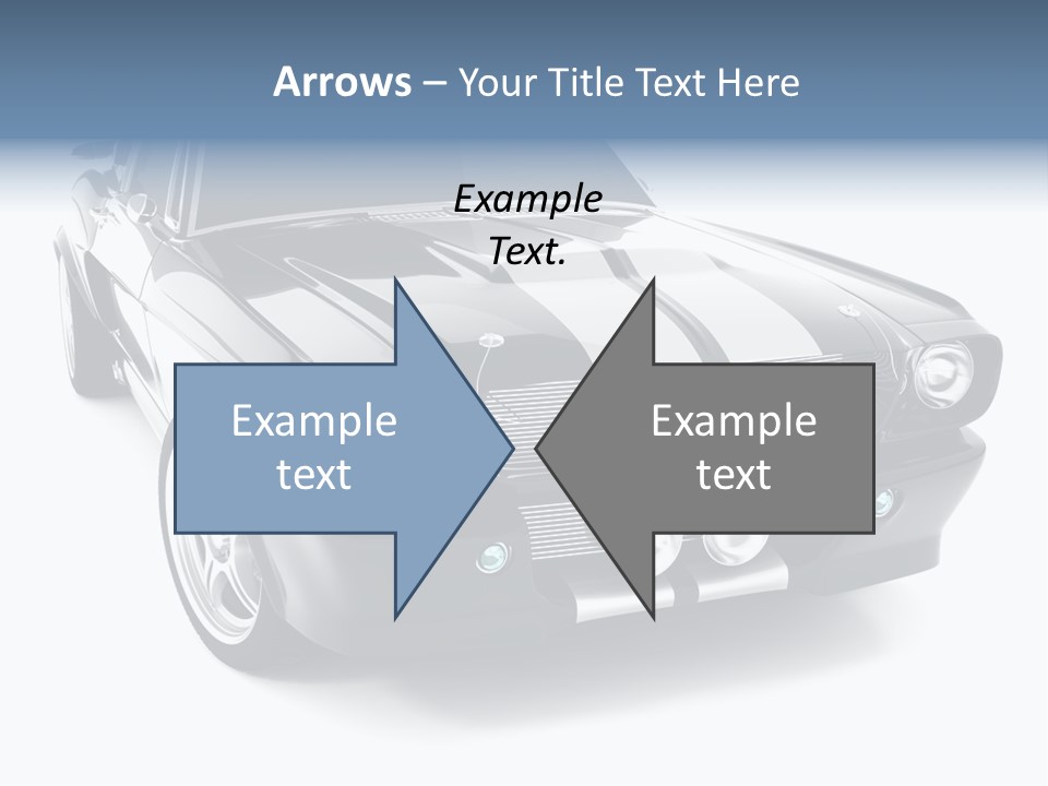 Car Transport Wheel PowerPoint Template