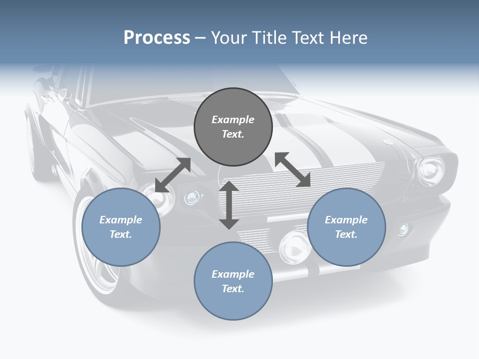 Car Transport Wheel PowerPoint Template
