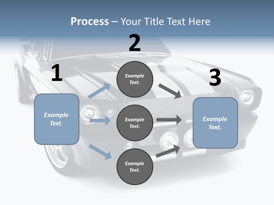 Car Transport Wheel PowerPoint Template