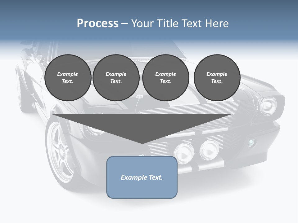 Car Transport Wheel PowerPoint Template