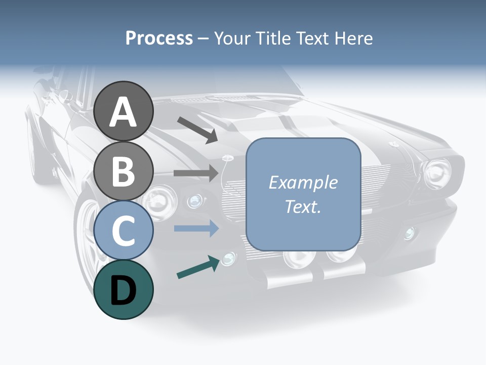 Car Transport Wheel PowerPoint Template