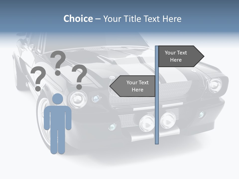 Car Transport Wheel PowerPoint Template