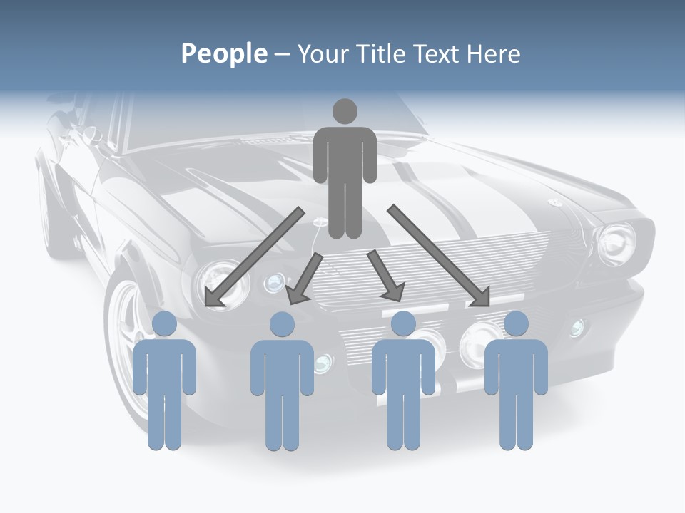 Car Transport Wheel PowerPoint Template