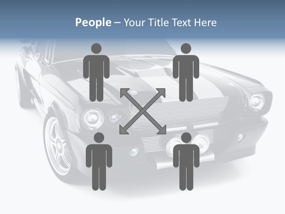 Car Transport Wheel PowerPoint Template