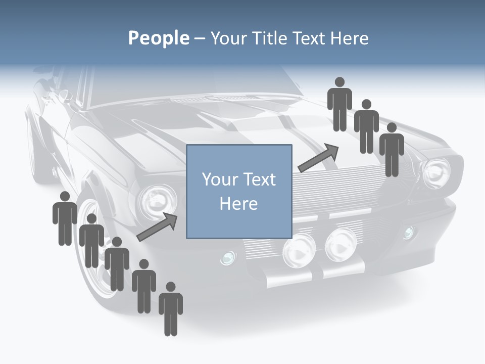 Car Transport Wheel PowerPoint Template
