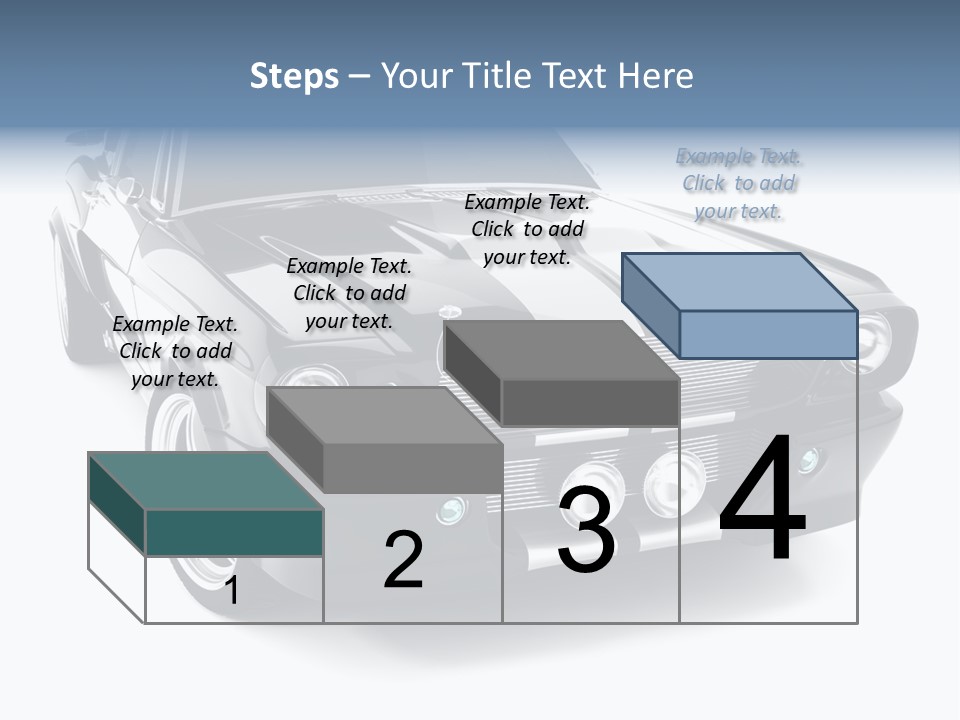 Car Transport Wheel PowerPoint Template