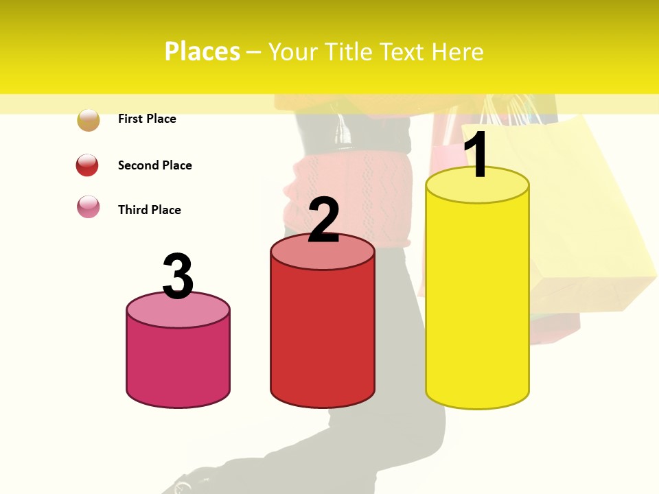 Girl Caucasian Female PowerPoint Template