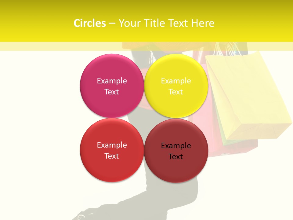 Girl Caucasian Female PowerPoint Template