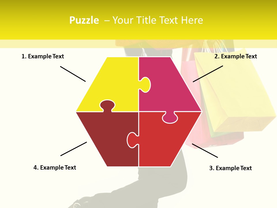 Girl Caucasian Female PowerPoint Template