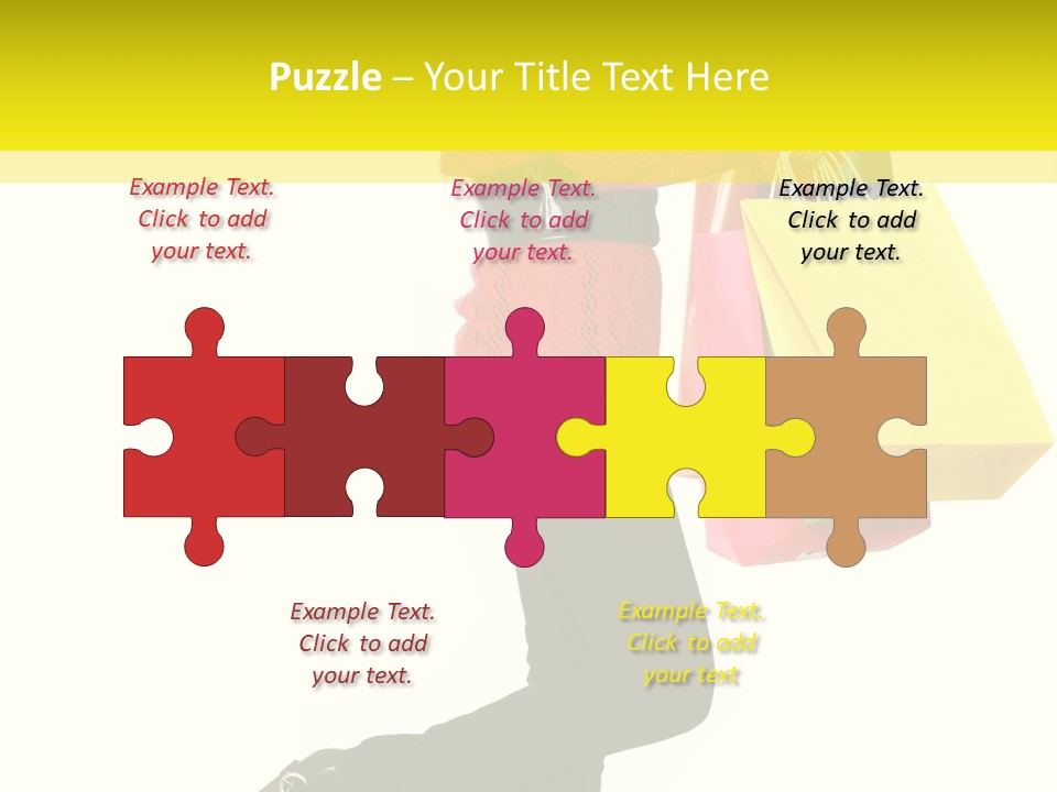 Girl Caucasian Female PowerPoint Template