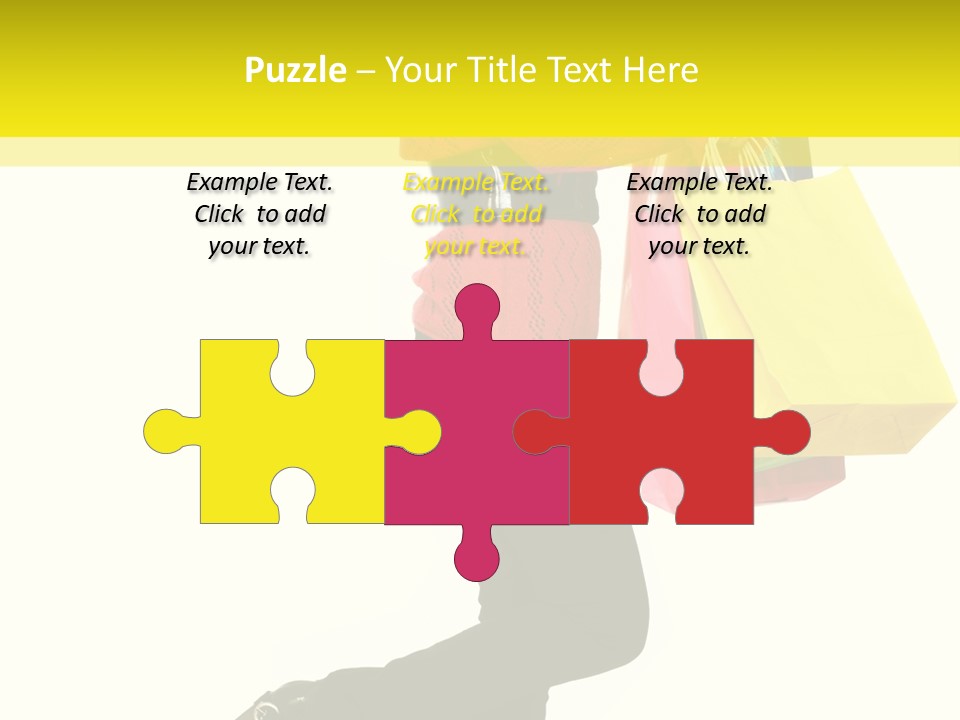 Girl Caucasian Female PowerPoint Template