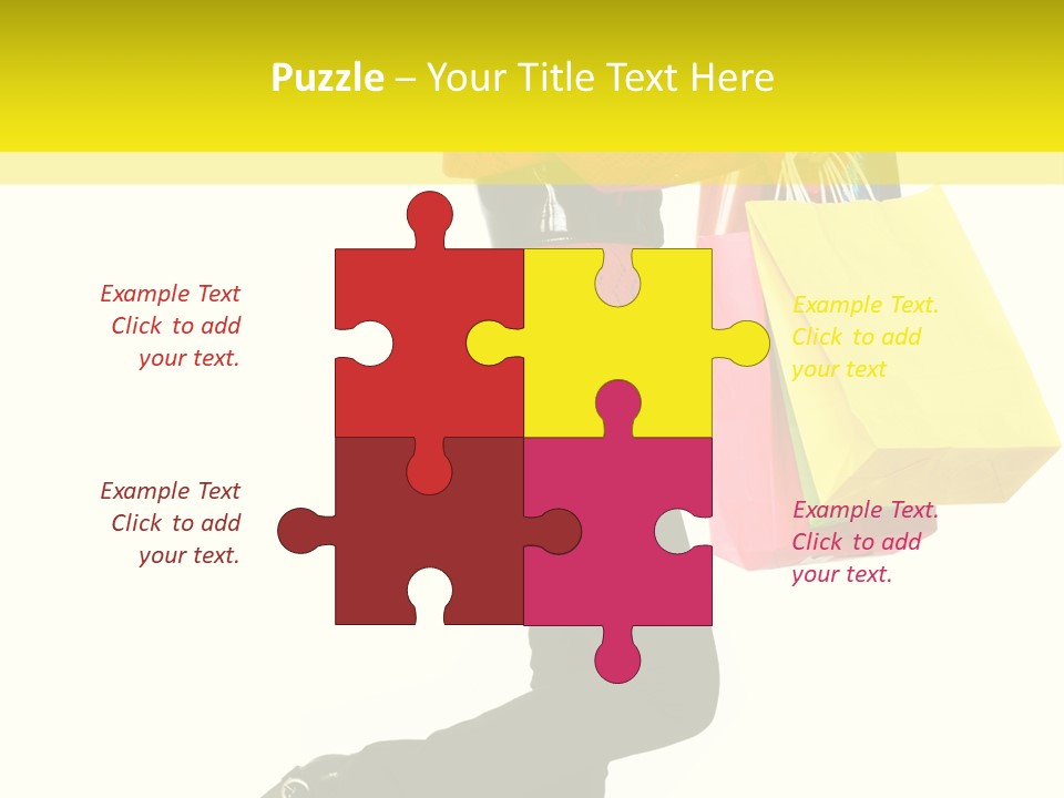 Girl Caucasian Female PowerPoint Template