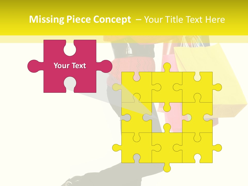 Girl Caucasian Female PowerPoint Template