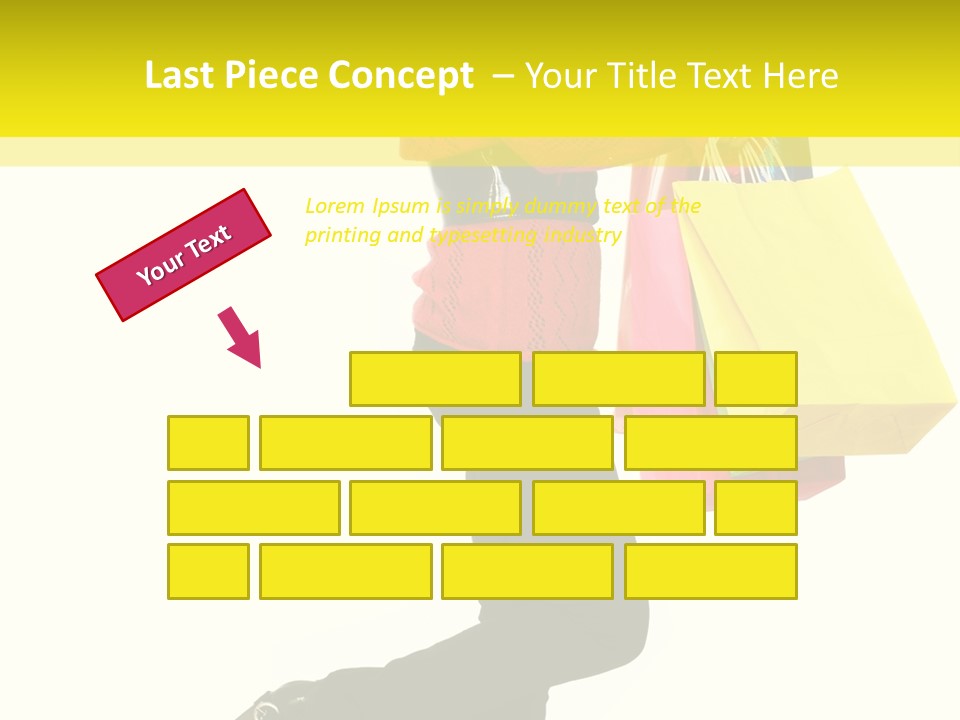 Girl Caucasian Female PowerPoint Template