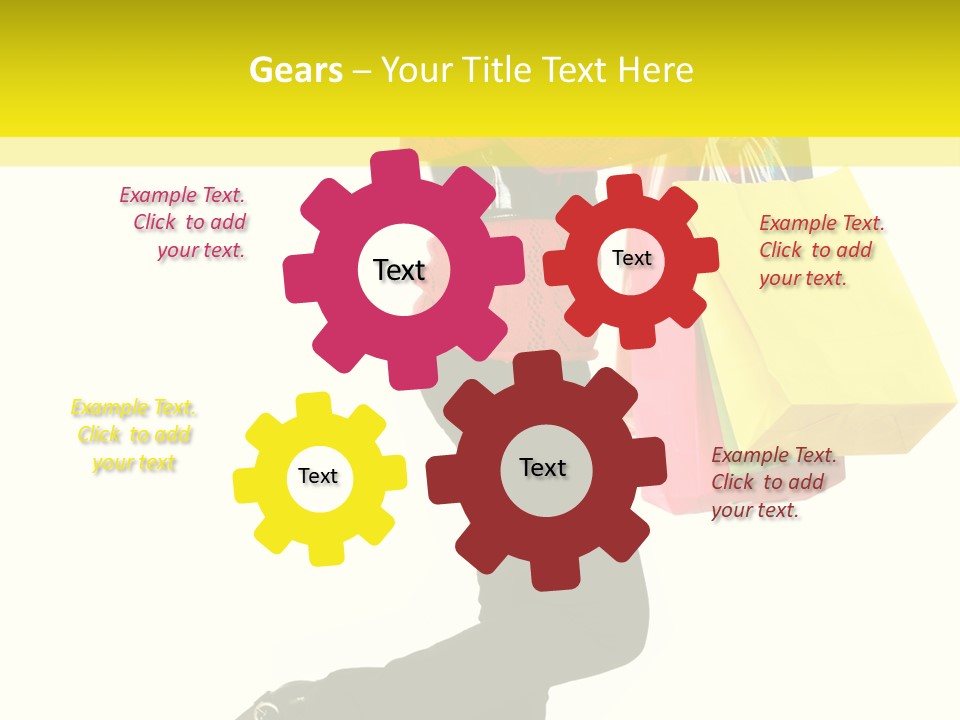 Girl Caucasian Female PowerPoint Template