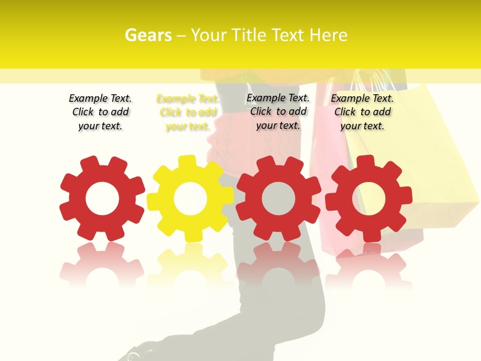 Girl Caucasian Female PowerPoint Template