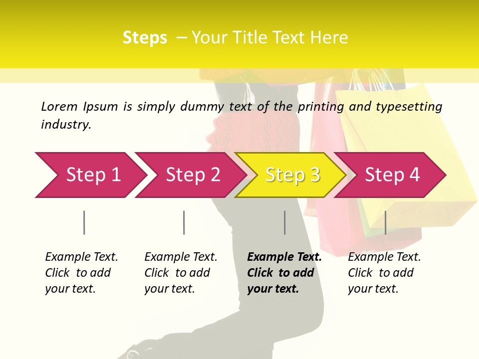 Girl Caucasian Female PowerPoint Template