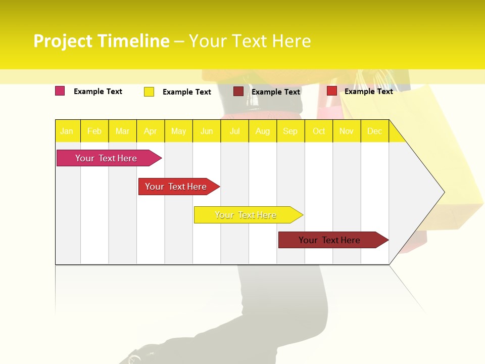 Girl Caucasian Female PowerPoint Template