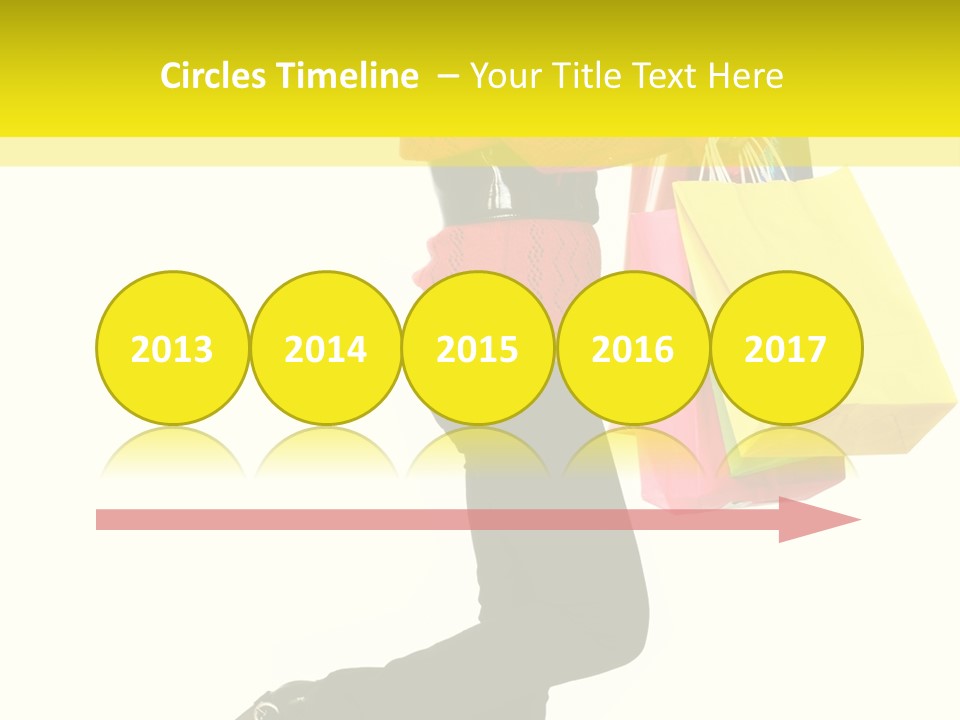 Girl Caucasian Female PowerPoint Template