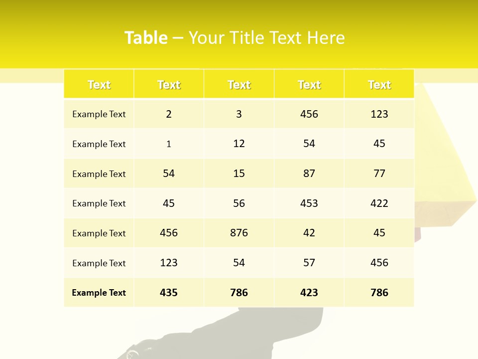 Girl Caucasian Female PowerPoint Template