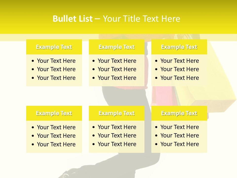 Girl Caucasian Female PowerPoint Template