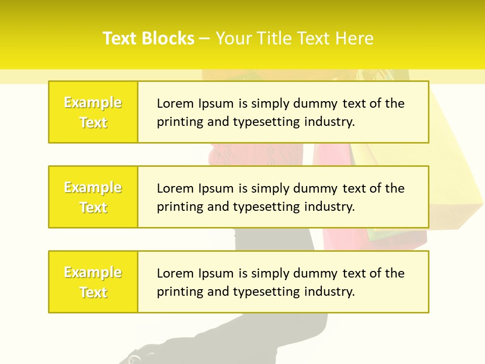 Girl Caucasian Female PowerPoint Template