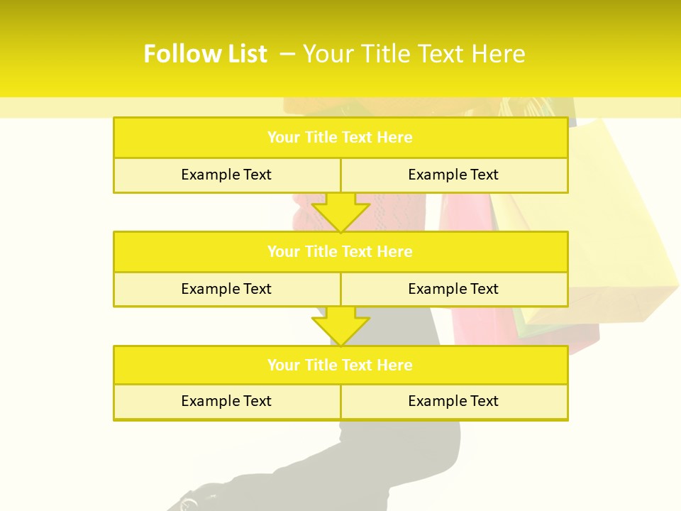 Girl Caucasian Female PowerPoint Template