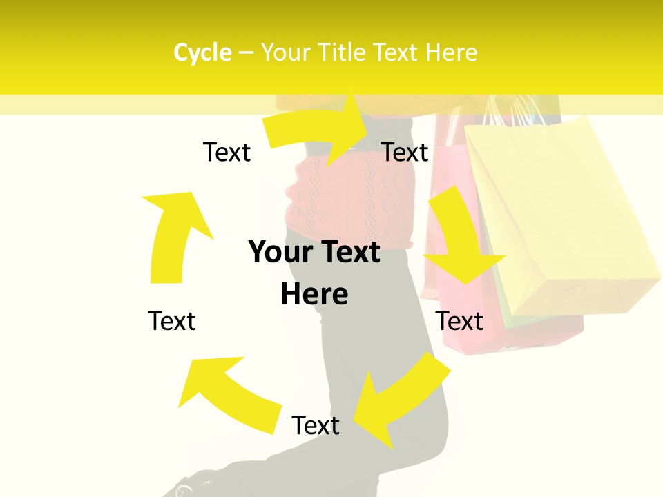 Girl Caucasian Female PowerPoint Template