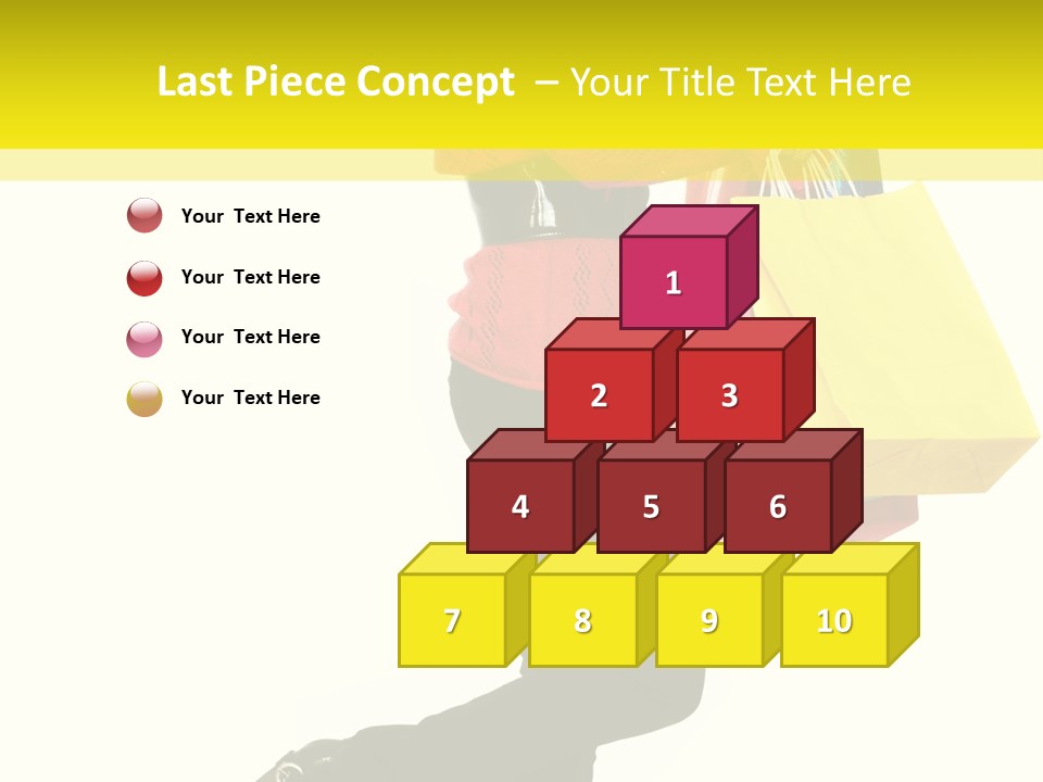 Girl Caucasian Female PowerPoint Template