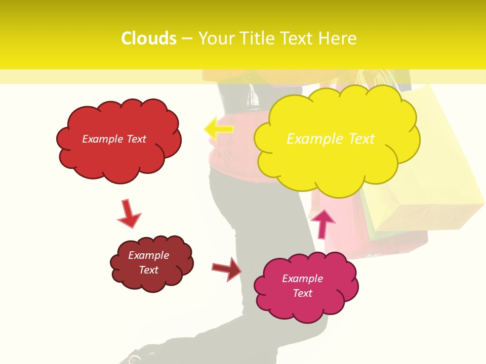 Girl Caucasian Female PowerPoint Template