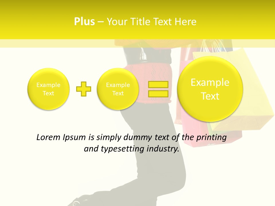 Girl Caucasian Female PowerPoint Template