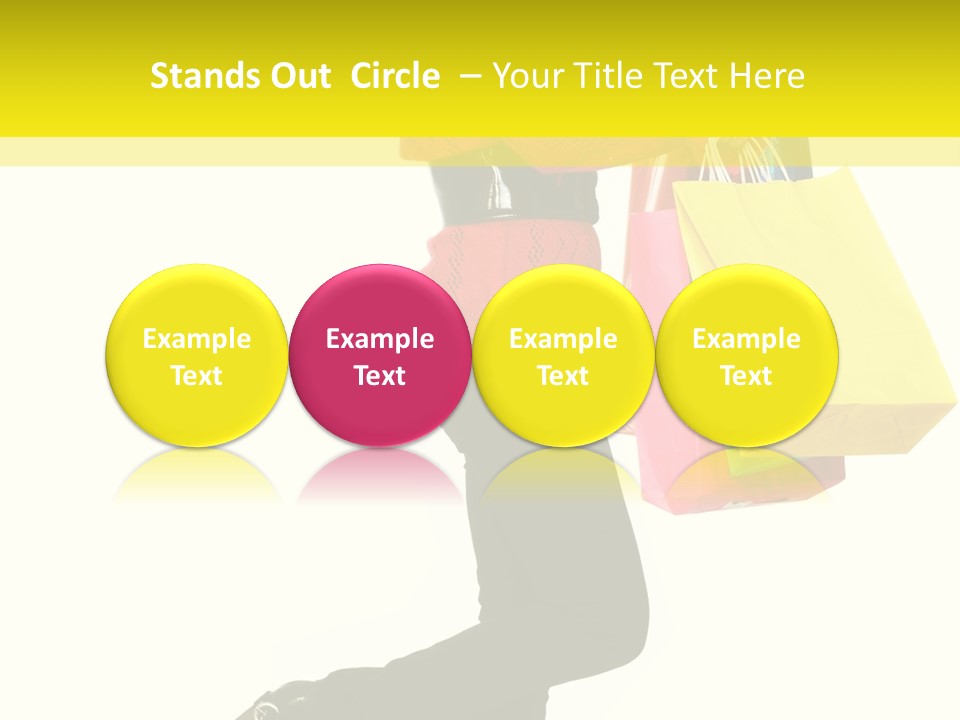 Girl Caucasian Female PowerPoint Template