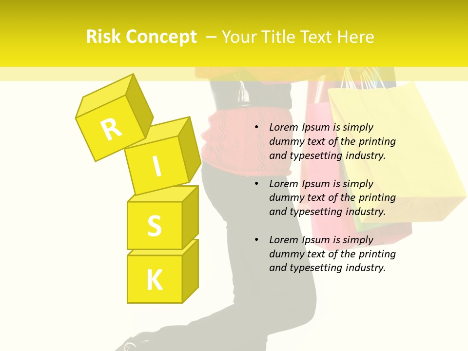 Girl Caucasian Female PowerPoint Template