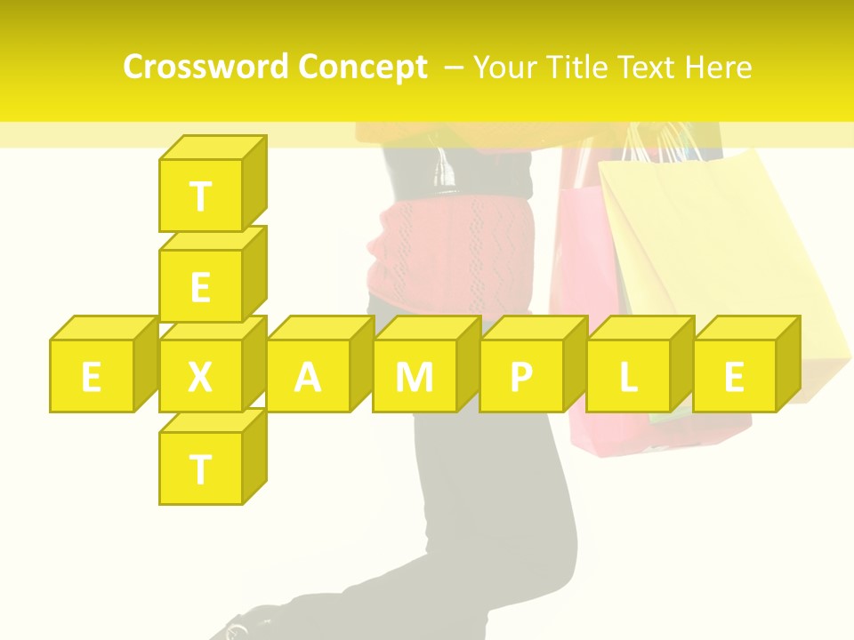 Girl Caucasian Female PowerPoint Template