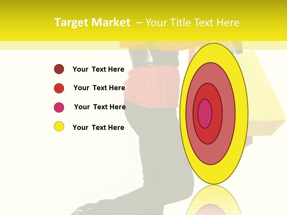 Girl Caucasian Female PowerPoint Template