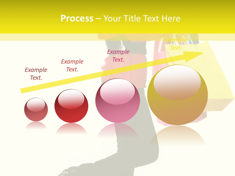 Girl Caucasian Female PowerPoint Template