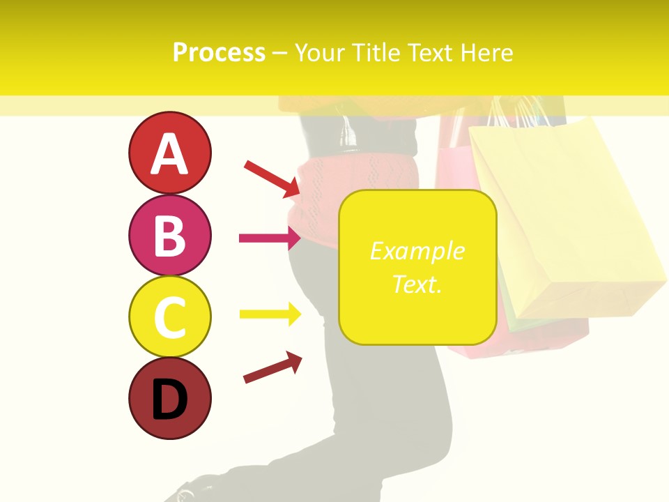 Girl Caucasian Female PowerPoint Template