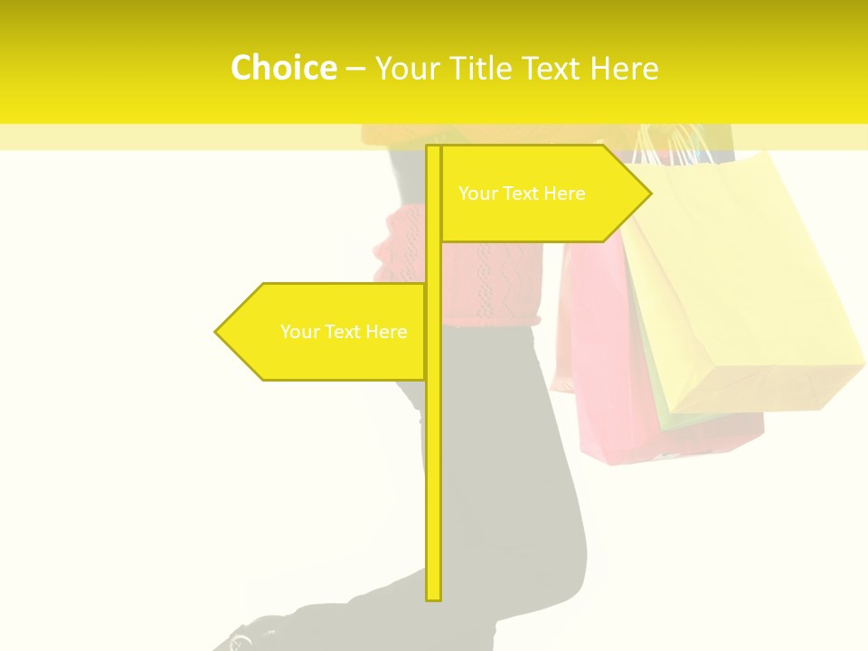 Girl Caucasian Female PowerPoint Template