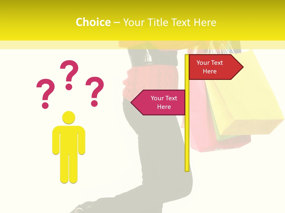 Girl Caucasian Female PowerPoint Template