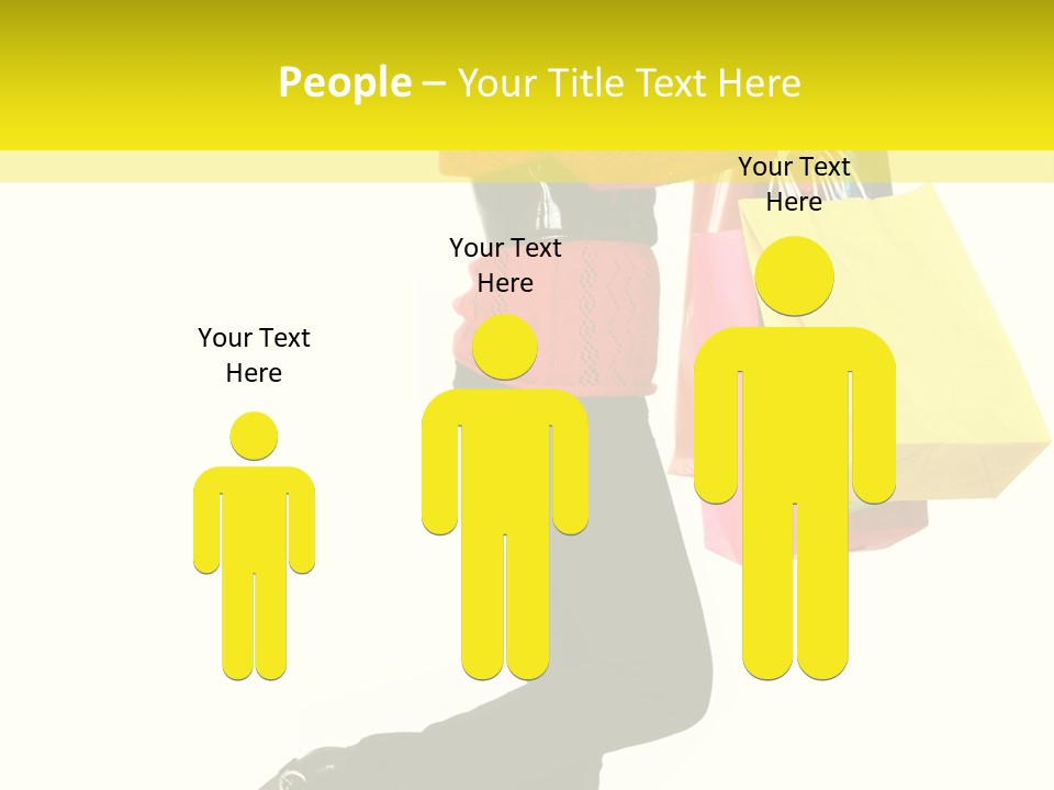 Girl Caucasian Female PowerPoint Template