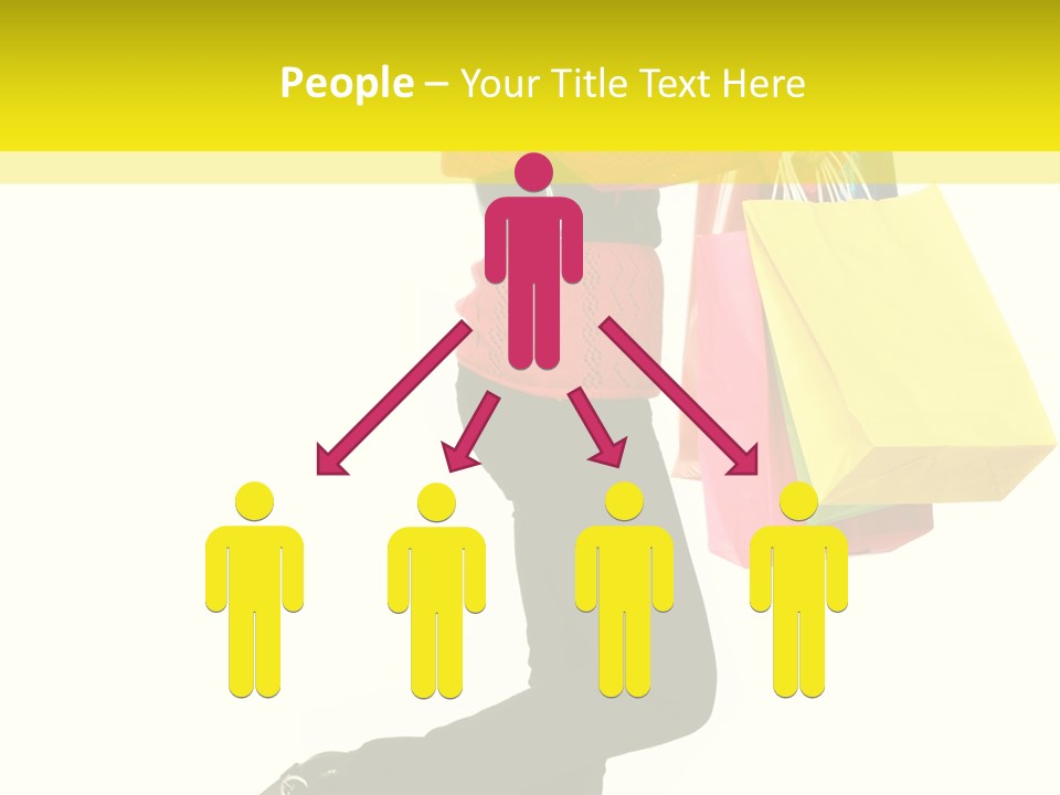 Girl Caucasian Female PowerPoint Template