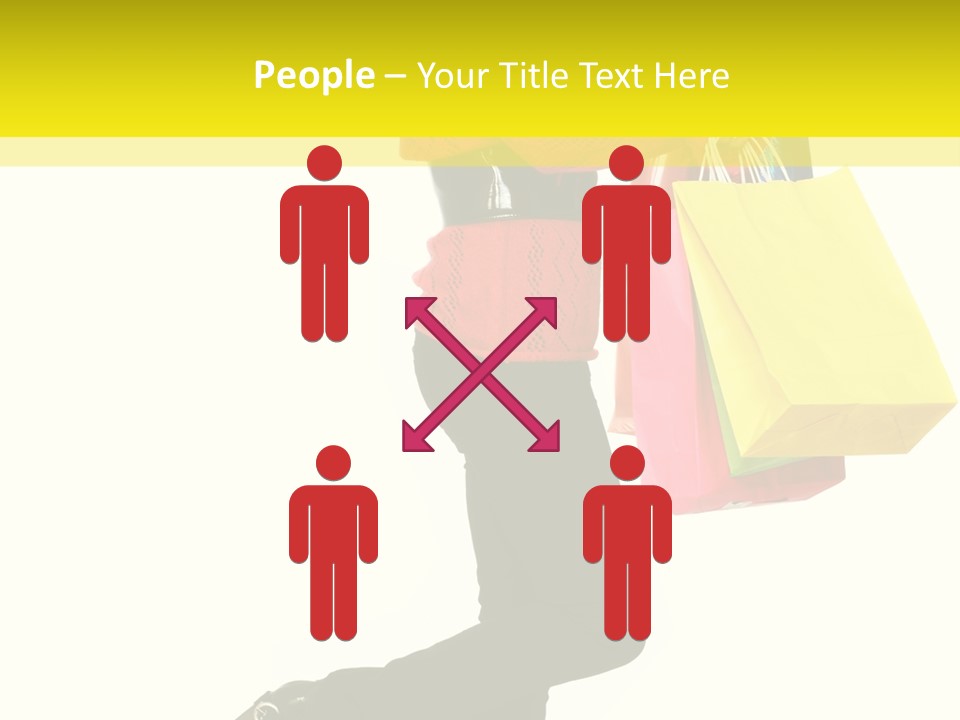 Girl Caucasian Female PowerPoint Template