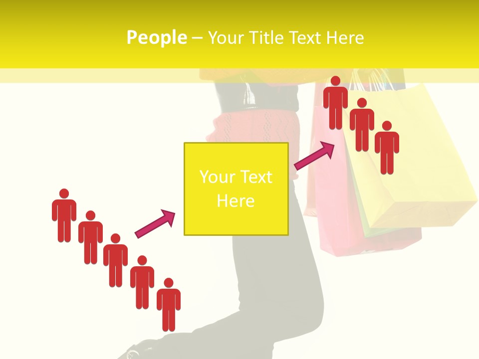 Girl Caucasian Female PowerPoint Template