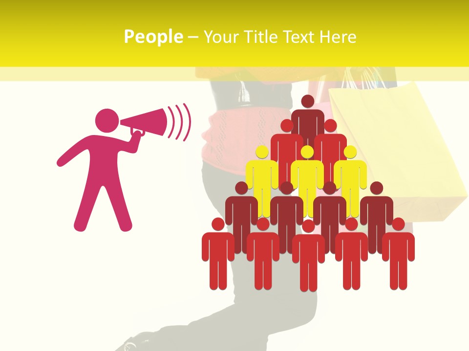 Girl Caucasian Female PowerPoint Template