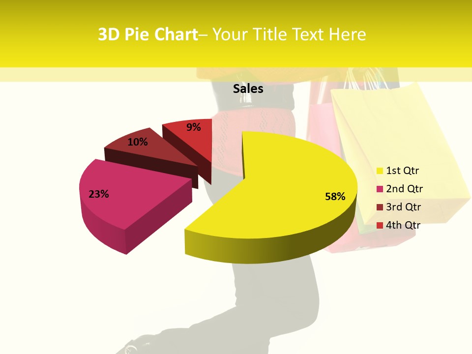 Girl Caucasian Female PowerPoint Template